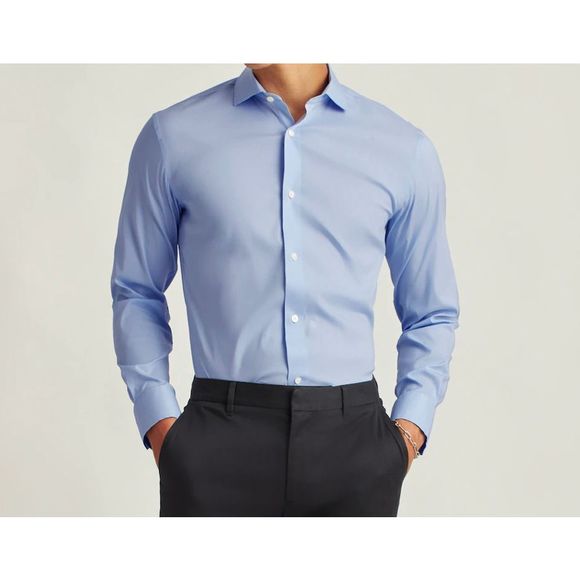 Zara Other - light powder blue button-down Zara man slim fit shirt